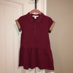 Brand new toddler Burberry dress